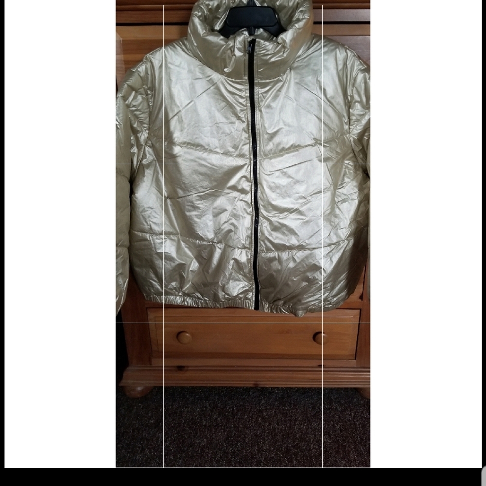 Wild Fable Gold puffer jacket